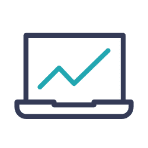 Laptop icon representing digital claims tools