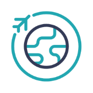 Travel insurance icon