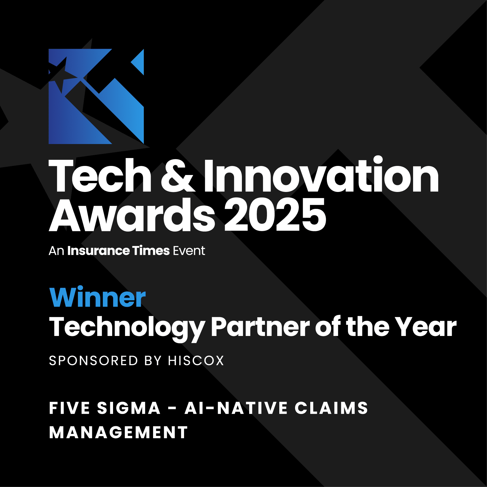 Five Sigma Wins Technology Partner of the Year