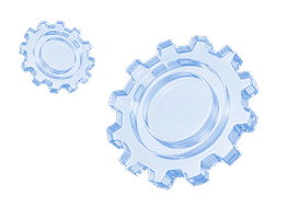 Two interlocking gear icons representing settings or automation